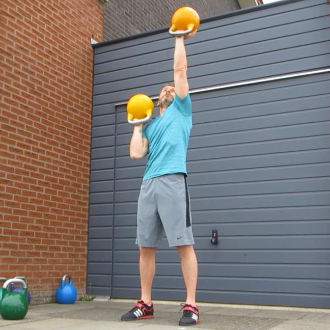 Kettlebell Alternate Waiters Press Kettlebell Alternate Waiters Press