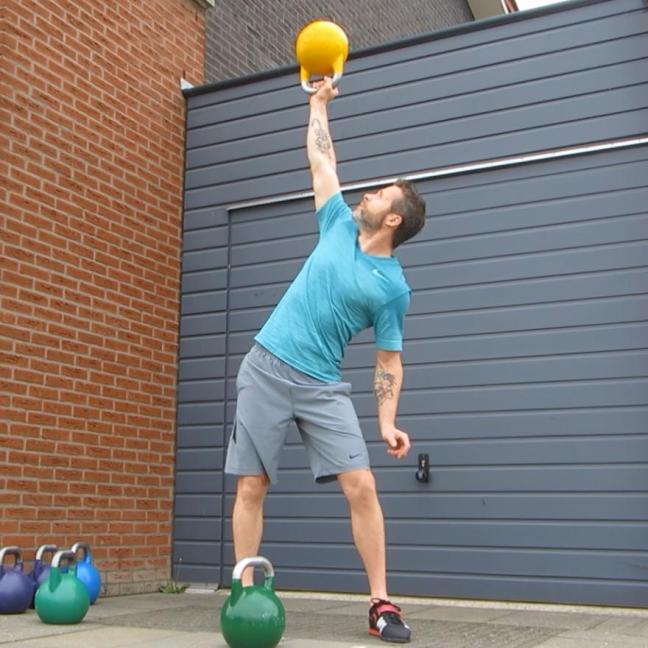 Kettlebell Bottom Up Side Press
