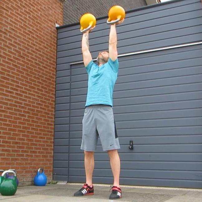 Kettlebell Double Waiters Press