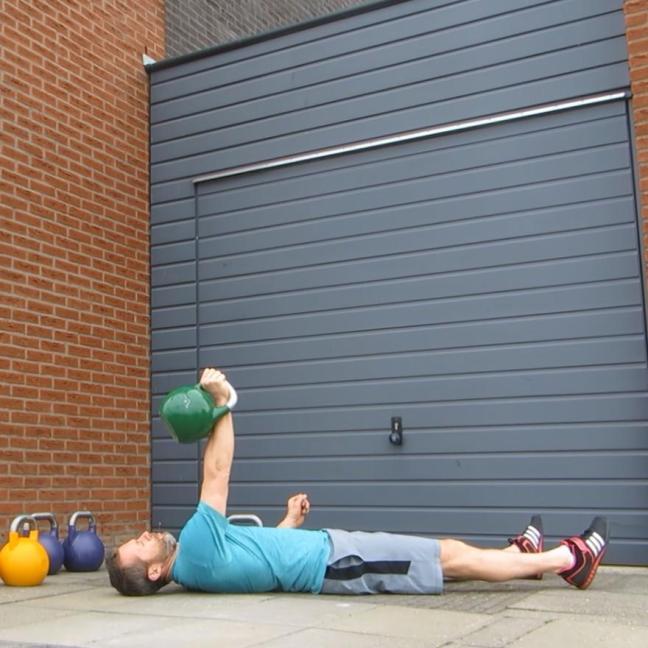 Kettlebell Floor Press