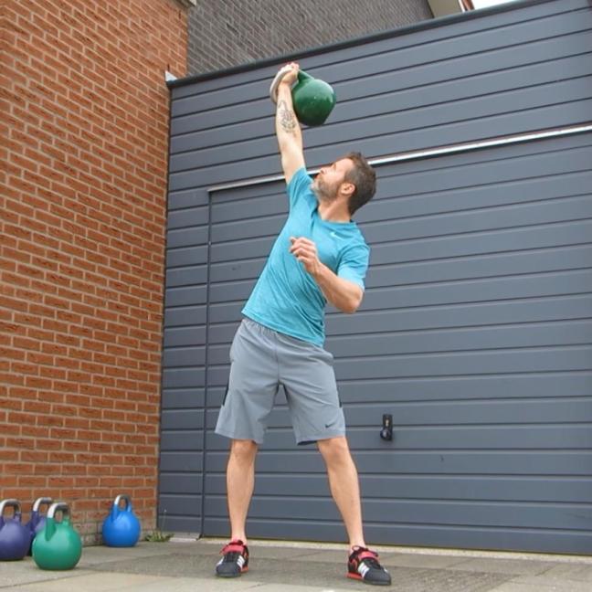Kettlebell Side Press Kettlebell Side Press
