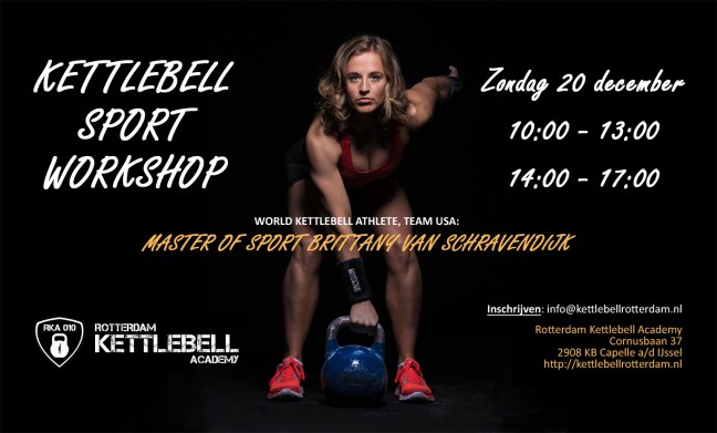 Kettlebell Sport Workshop in Rotterdam - Brittany van Schravendijk