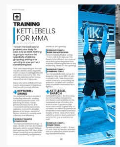 Kettlebells voor MMA vechtsport