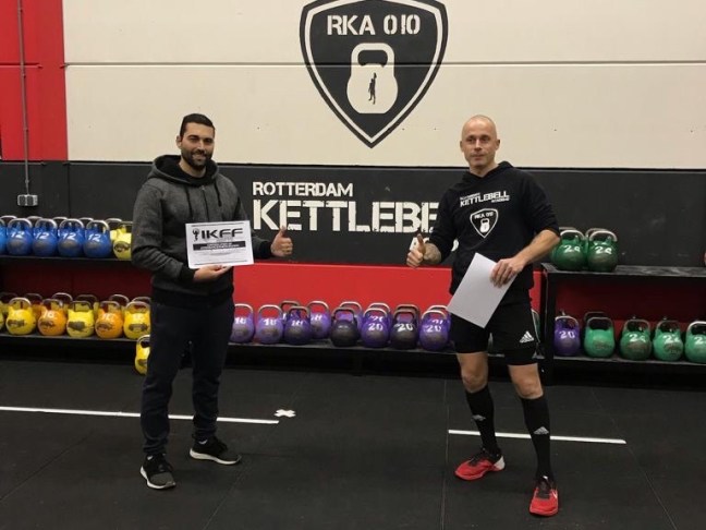 Ervaring Michel IKFF Certified Kettlebell Trainer Level 1 Certification 