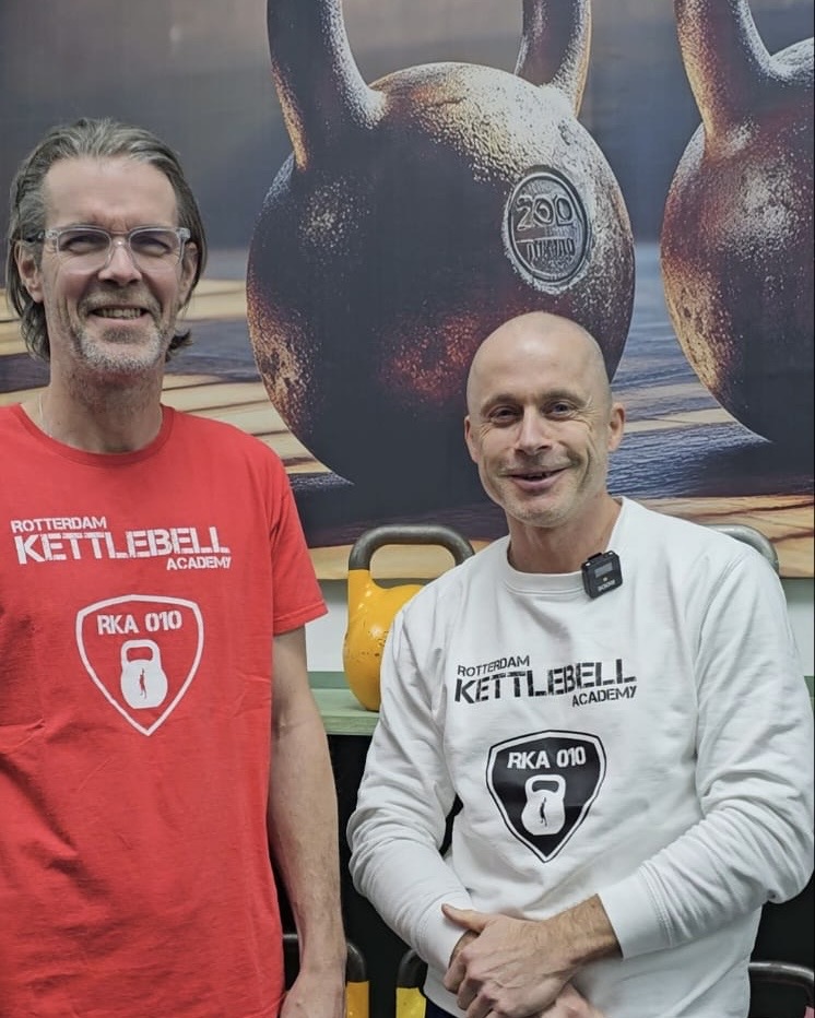 Kettlebell Trainers Barry Andre en Olivier de Groot Kettlebell Trainers Barry Andre en Olivier de Groot